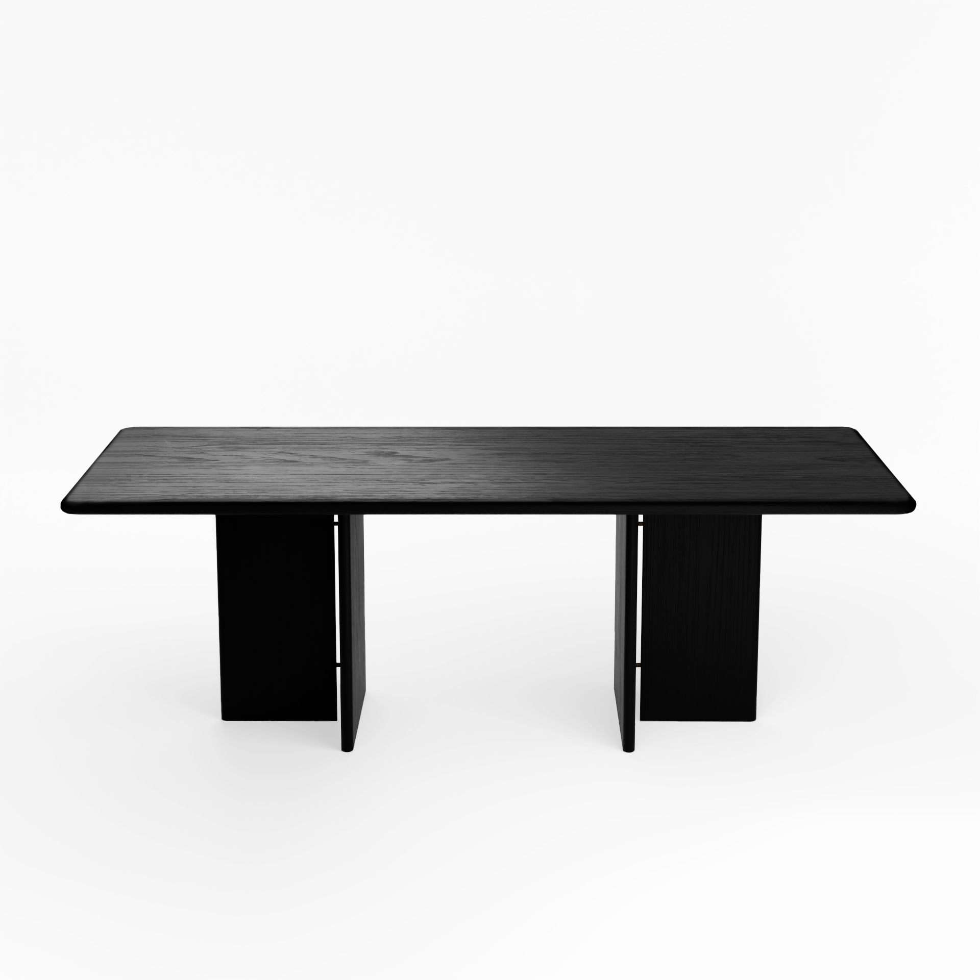 Loto_Comedor Rectangular_Negro_(canto laqueado)